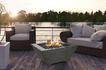 Lombard Concrete Gas Fire Pit Bowl + Free Cover ✓ [Prism Hardscapes] PH-436 - 29x29-Inch