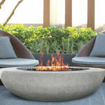 Moderno 70 Concrete Gas Fire Pit Bowl + Free Cover ✓ [Prism Hardscapes] PH-441 - 70-Inch
