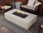 Tavola 8 Concrete Gas Fire Pit Table + Free Cover ✓ [Prism Hardscapes] PH-473 - 60x32-Inch