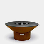 Arteflame Classic 40" Outdoor Grill - Low Round Base. Fire Pit bowl. 2 in 1. AFCLLRBSET.2
