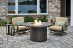 Beacon Gas Fire Pit Table, Round, Steel, 48x48", The Outdoor GreatRoom Company, BC-20