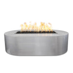 Bispo Fire Pit 48" 60" 72" 84" - Stainless Steel - The Outdoor Plus - OPT-BSPSS48