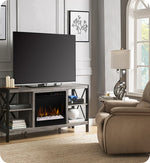 Ramona 65 Inch Wide Media Console with 5118 BTU Electric Fireplace-TV Stand-GDS23G8-1974AU