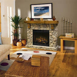 Fieldstone Rustic Electric Fireplace Mantel Package - GDS28L8-904ST