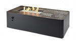 Kinney Gas Fire Pit Table, Rectangle, Metal, 55.13x27.63", The Outdoor GreatRoom Company, KN-1224