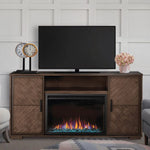 Hayworth Electric Fireplace TV Stand in Rustic Long Board - NEFP30-3620RLB, 30-Inches - Napoleon