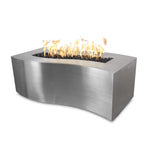 Billow 60" 72" Fire Pit - Stainless Steel - The Outdoor Plus - OPT-BLWSS60
