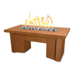 Alameda Fire Table 60" 78" - Corten Steel - The Outdoor Plus - OPT-ALMCS60