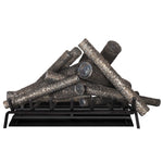 Fireplace Log & Tray Set 18" 24" 30" 36" - Stainless Steel - The Outdoor Plus - OPT-18SLS