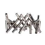 Polished Stainless Steel Logs 24" 30" - The Outdoor Plus - OPT-CS2410