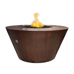 Martillo Round 48" Fire Pit - Hammered Copper - The Outdoor Plus - OPT-48RM