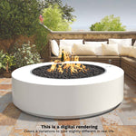 Unity Fire Pit 48" 60" 72" + ✓ Free Cover - Powder Coat Steel - The Outdoor Plus - OPT-UNYPC4818
