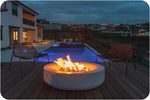 Glow Concrete Fire Table PH-713, 36-Inches - Prism Hardscapes