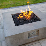 Tavola 3 + Free Cover ✓ [Prism Hardscapes] Gas Fire Pit Table, 48x48-Inch, PH-407