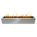 Eaves 48" 60" 72" Fire Pit - Stainless Steel - The Outdoor Plus - OPT-LBTSS48
