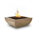 Avalon Corten Steel Fire Pit - 15” Tall  The Outdoor plus -OPT-AVLCS4815